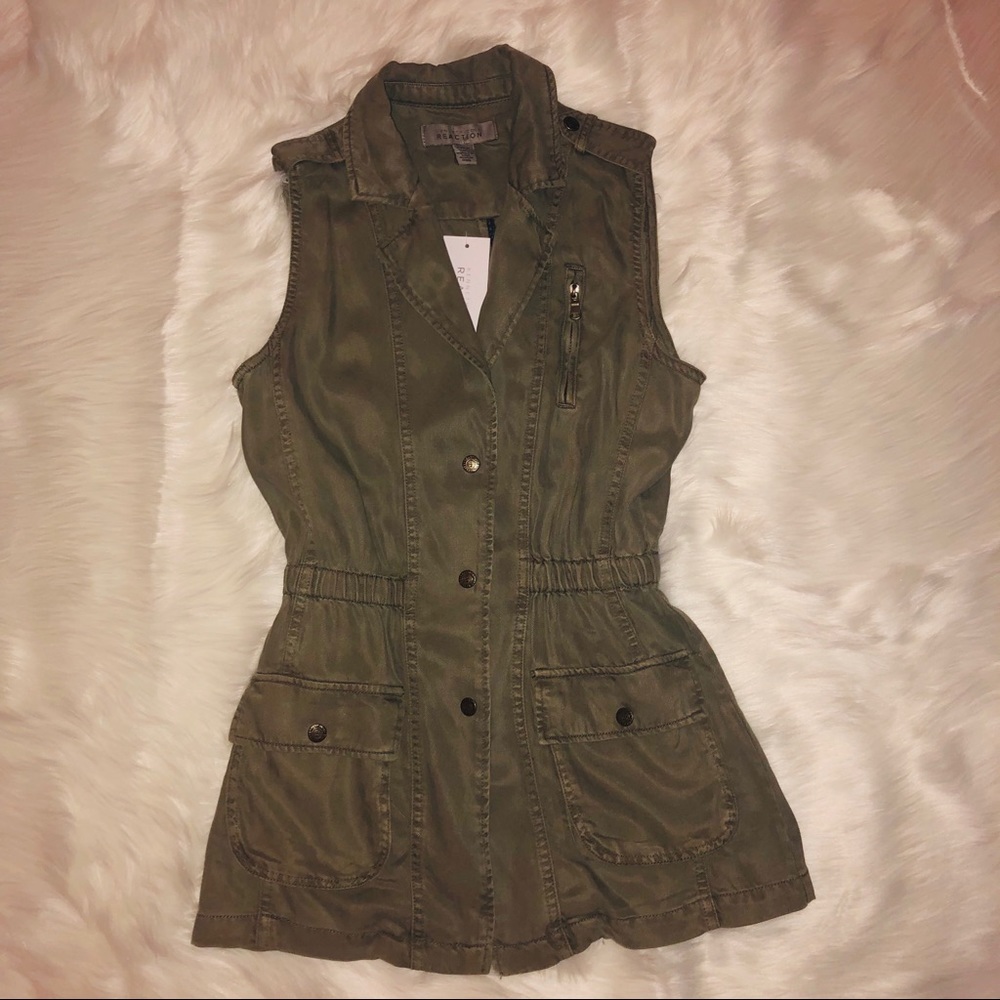 Kenneth Cole Reaction military style vest